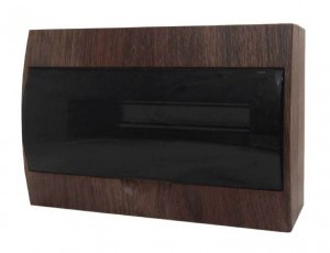 EKF PROxima бокс (корпус) пластик ЩРН-П-18 модулей навесной ДУБ (темное дерево) IP41