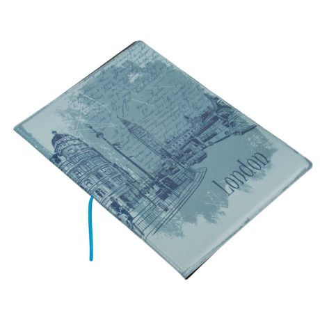 ЮL Обложка для паспорта с удерж.резинкой, с отд. для вод.удост, ПВХ, 13,7х9,6см, 2015-11, 6диз