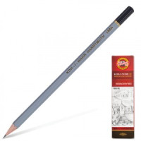 Карандаш ч/гр KOH-I-NOOR, 1шт., &quot;Gold Star&quot;, HB, без резинки, корпус серый, заточенный 180815
