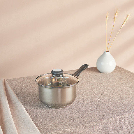 Стрейтон Ковш 16х9,5см, 1,4л, со стекл. крышкой