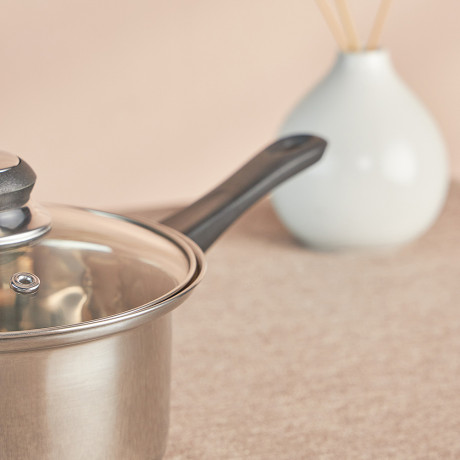 Стрейтон Ковш 16х9,5см, 1,4л, со стекл. крышкой