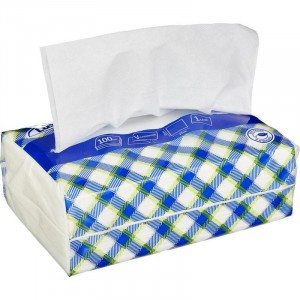 Салфетки бумажные 1/4 сложения 100шт (21*23см) 1сл., пачка Luscan NonStop 785057