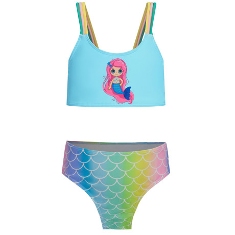 GALANTE Купальник для девочки раздельный, р-р 98-104, р-р 110-116, р-р 122-128, 82%полиэ, 18%эласт,