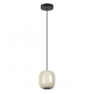 ODEON LIGHT 5053/1A PENDANT ODL24 311 чер./цвет слонов.кости//мет Подвес GU10 LED 4W OVALI 90