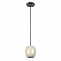 ODEON LIGHT 5053/1A PENDANT ODL24 311 чер./цвет слонов.кости//мет Подвес GU10 LED 4W OVALI 90