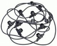 IEK гирлянда белт-лайт 5м 10 ламп E27 20W 3300К 2К шаг 50, черн шнур 3м IP65 LGDU601-1-010-05-B-S-65