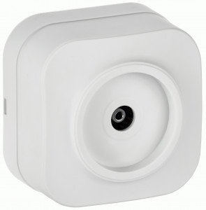 IEK GLORY роз. ОУ 1 мест. TV РТВ20-ХБм белый мат. EAH10-K01M