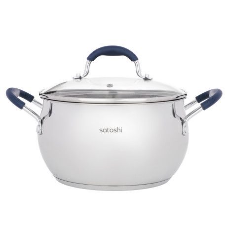 SATOSHI Альба Кастрюля 22х12,5см. 5,1 л. со стекл. крышкой, индукция