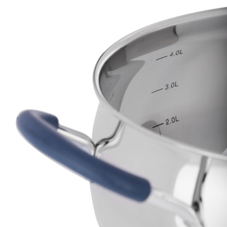 SATOSHI Альба Кастрюля 22х12,5см. 5,1 л. со стекл. крышкой, индукция