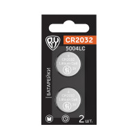 BY Батарейки CR2032 (5004LC) 2шт в блистере, литиевые 3V