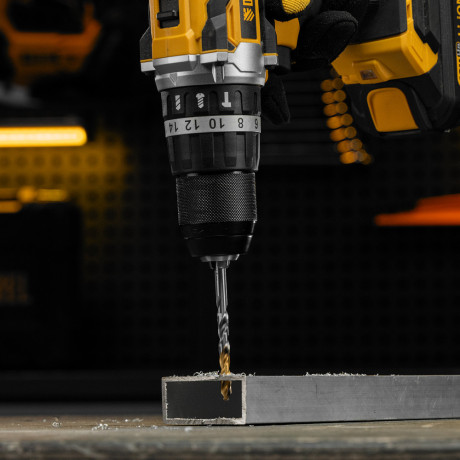 Сверло спиральное по металлу 6 x 93 мм, Р6М5, Golden Tip  Denzel