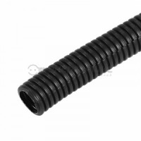 Труба автомоб. гофр. ПП разрезная d6,8мм (бухта 50м,цена за м) (черно-серый) (50!) DKC(ДКС) 15-0750