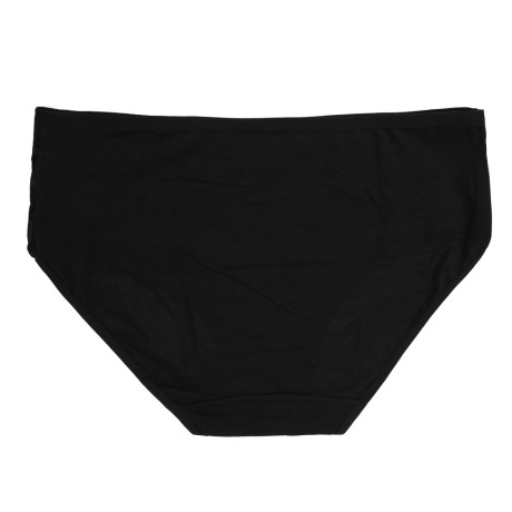 GALANTE Трусы женские макси с декором, р.52, 95%хлопок, 5%спандекс, черный, НБ25-15