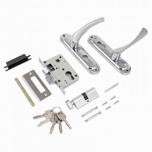 СТАНДАРТ 103/50B вертушка CP хром  м/о 50мм кл/кл Замок врезной с/руч  (30)