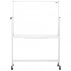 Доска магнитно-маркернаяOfficeSpace,90*120см,двустронняя,поворотная,мобильная,ал.профиль Арт.325506