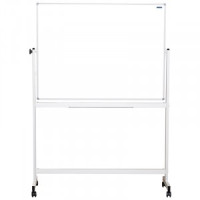 Доска магнитно-маркернаяOfficeSpace,90*120см,двустронняя,поворотная,мобильная,ал.профиль Арт.325506