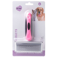 Пуходерка 18*12см прорезиненная ручка NA2403 (144)