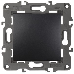 ЭРА 14 Elegance кнопка СУ, 10АХ, антрацит, 250В, IP20, 14-1111-05 7528