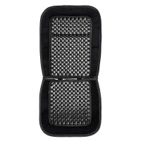 ЕРМАК Массажер 92x44см, деревянные шарики на ткани, черный, 020