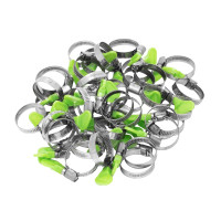 Хомуты металлические элемент крепления с формой ключа 20-35 мм, 50 штук в упаковке Сибртех