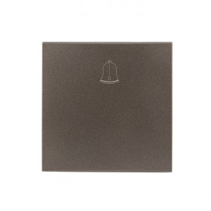 EKF Валенсия лиц. панель кнопки звонка 10А графит Al/Cu (корпус PC) ESV10-L-026-60