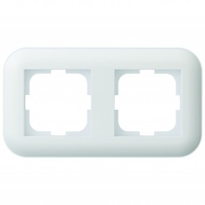 OVIVO Рамка СУ 2 мест. LOFT белый, 404-010001-226