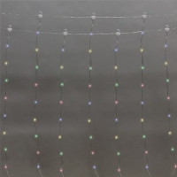 Гирлянда-занавес роса  200LED 12W RGB разноцв 3x2/10нит 8реж USB ДУ пр шнур IP20 NEON-NIGHT 315-879