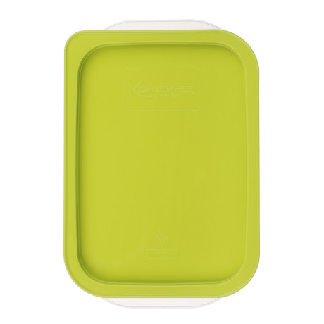 Контейнер пищевой прямоугольный 1,1л с паровыпуском и мерной шкалой, пластик