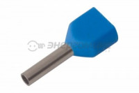 REXANT наконечник штыревой втулочный изол. НШВИ(2) F-8мм 2х0,75мм (TE-7508) синий (цена за шт) (100)