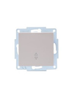 Lezard VESNA мех. выкл. СУ 1 кл. 10А (проходн.) крем (корп. ABS)  742-0388-105