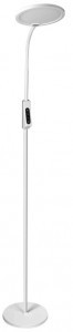 Camelion KD-836F C01 св-к напольный торшер 13W(850lm) E27 3-6K сенсор/рег.ярк 5реж. h=1350 белый