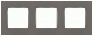 ЭРА 12 рамка СУ 3 мест. Классик, титан 12-5203-16