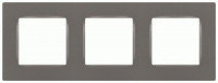 ЭРА 12 рамка СУ 3 мест. Классик, титан 12-5203-16