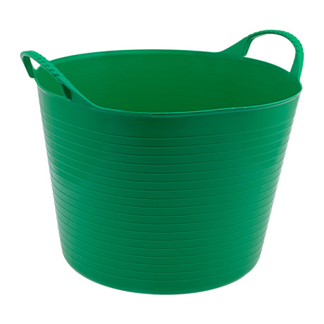 Ведро гибкое сверхпрочное, 40 л, зеленое, Сибртех