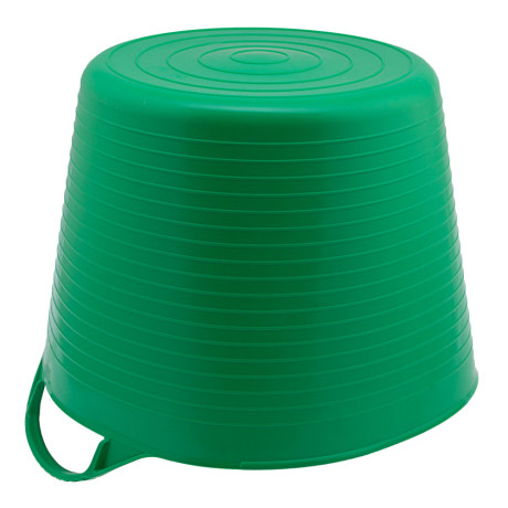 Ведро гибкое сверхпрочное, 40 л, зеленое, Сибртех