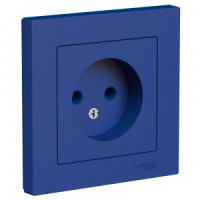 Systeme Electric AtlasDesign роз. СУ 1 мест. аквамарин (пл.осн.) ATN001140 (5!)