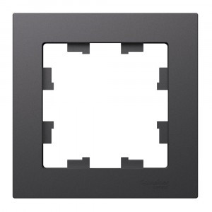 Systeme Electric AtlasDesign рамка СУ 1 мест., БАЗАЛЬТ ATN001401 (10!)