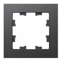 Systeme Electric AtlasDesign рамка СУ 1 мест., БАЗАЛЬТ ATN001401 (10!)