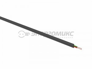 Кабель телефонный 2 жилы, медь, 100 м., черный, (ШТЛП-2)  REXANT, 01-5002