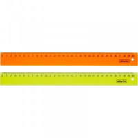 Линейка 30см Attache Economy 2 шт/уп цвет в ассортименте 744220