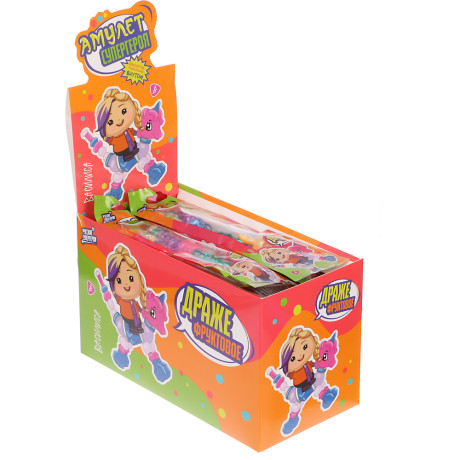 BY Русские Супергерои Драже фруктовое с браслетом 2 гр.