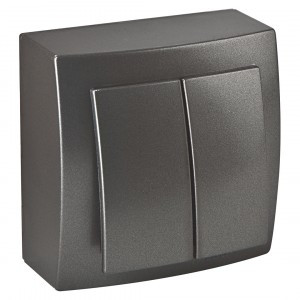 Nilson THEMIS выкл. ОУ 2 кл. антрацит 26161003