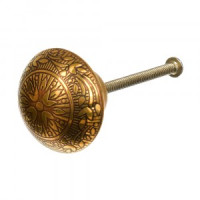 Ручка латунная для мебели Восток золотой (в кор 6 шт, цена за шт) BLUMEN HAUS