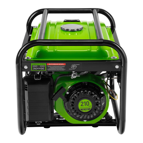 Генератор бензиновый БС-2800, 2.5 кВт, 230В, четырехтактный, 15 л, ручной стартер Сибртех