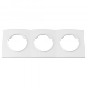 Bylectrica РЕТРО ПРОВАНС квадрат Рамка 3 мест., белый, (ЮЛИГ.735212.500)