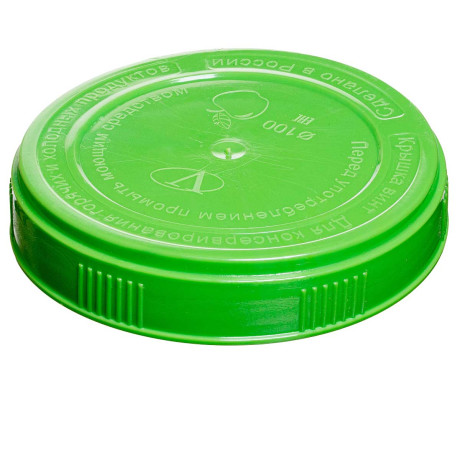 Крышка пластик. винтовая d-100 Цветная х100