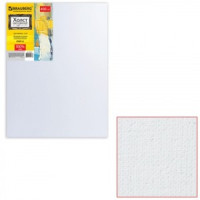 Холст грунт. на подрамнике BRAUBERG 60х80 см, 100% лен, среднее зерно, 190642