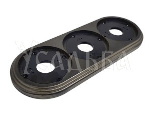 МЕЗОНИНЪ УСАДЬБА Рамка ОУ пластик. 3 мест. бронза GE30703-36