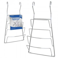 Подставка д/крышек на рейлинг,навесн,20*37см(кратность 4шт!!!),сталь/хром провол. AN52-132 Мультидом