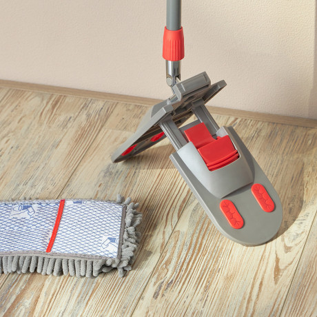 Vetta Швабра с насадкой CHENILLE 44x15см, телескоп.ручка 83-126см